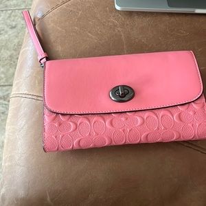 Coach wristlet or crossbody/ large wallet style